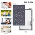thumbnail image 6 of Yayeee 100% Cotton Hand Towels for Bathroom 16" x 28" Soft Absorbent Kitchen Towel, Red Fireworks Pattern, 6 of 7