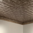 thumbnail image 5 of FASÄDE Traditional Style/Pattern 10 Decorative Vinyl 2ft x 4ft Glue Up Ceiling Panel in Bermuda Bronze (5 Pack), 5 of 5