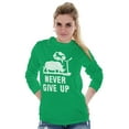 thumbnail image 3 of Never Give Up Rhino to Unicorn Gym Long Sleeve TShirt Men Women Brisco Brands S, 3 of 6