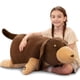 thumbnail image 1 of Almohada de peluche Tezituor Giant Dachshund de 90 cm con forma de animal de peluche suave, 1 of 6