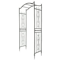 Ktaxon 7.5 Ft Garden Metal Arch Arbor for Climbing Plant,Outdoor Wedding