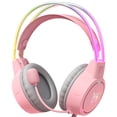 thumbnail image 1 of Auriculares para juegos RGB con micrófono sobre la oreja Auriculares para juegos USB + 3.5 mm para Gamer Hugtrwg Para estrenar, 1 of 9