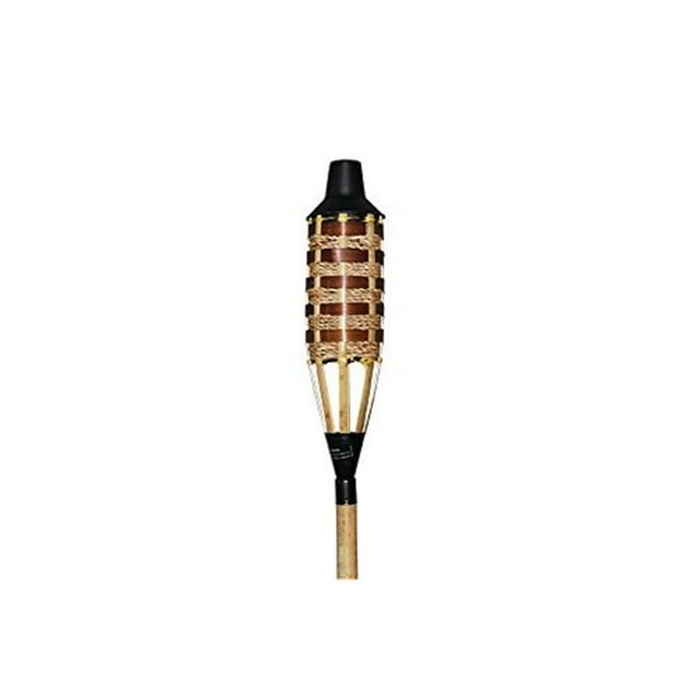 Patio Essentials 30166-3BK KD Tissé Corde Torche de Bambou&44; Pack de 3