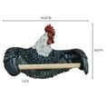 thumbnail image 3 of Grand Rooster Kitchen Wall Paper Towel Holder Black Wall Mount Paper Towel Holder, 3 of 5