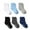 6 Colors, variant on GYRATEDREAM 6 Pairs Unisex Toddler Baby Non-Slip Ankle Socks Boys Girls Solid Anti-Skid Grips Socks Kids Sticky Slipper Cotton Crew Socks for 0-7 Years