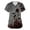 AC03-Gray, variant on Scrubs For Women Halloween Scrub Tops Pumpkin Fun Print Nurse Shirt Plus Size V Neck Short Sleeve Workwear Uniforms Light Purple S