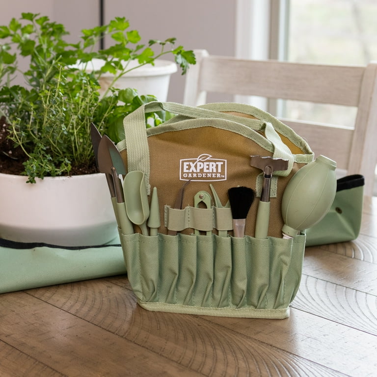 Expert Gardener Indoor Stainless Steel Gardening Tool Set, 14