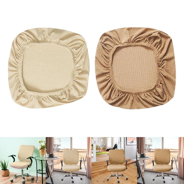 cubre asientos,fundas para sillas de oficina funda estirable,funda de asiento de silla de escritorio de computadora de terciopelo borrosa,fundas para sillas giratorias fundas para sillas Macarena cubre asientos