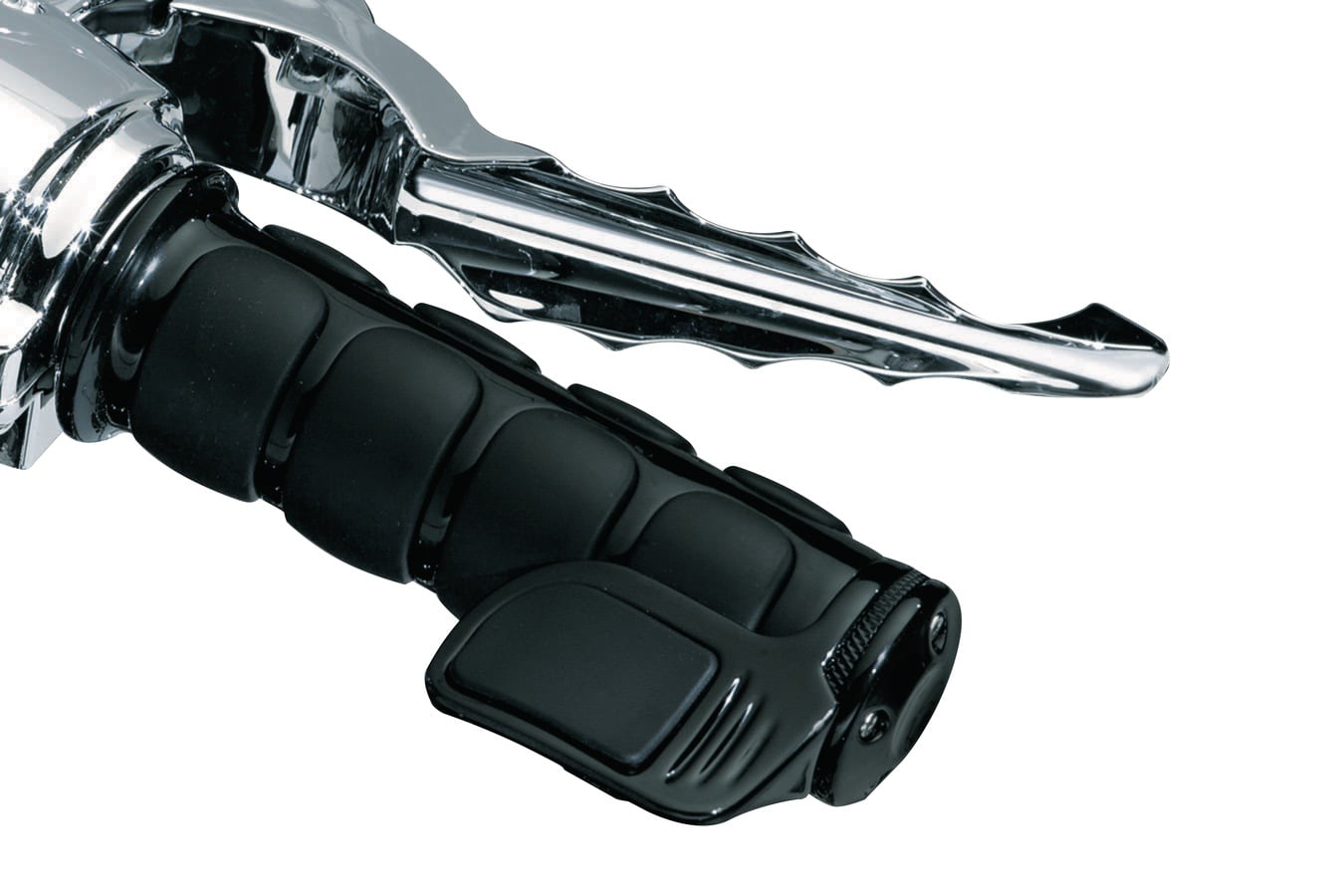 Classic Wrap Grips Universal Fit for 1 Diameter Handlebars Kuryakyn 6590 Motorcycle Handlebar Accessory 1 Pair Black