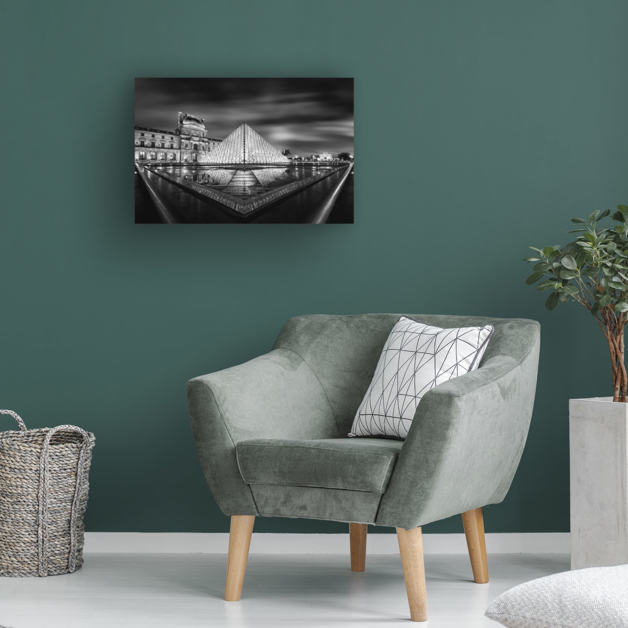 Canvas Wall Art - Sayan Chakravarty 'What If ItS True' Wall Art for Living Room, Bedroom, or Office Décor by Trademark Fine Art - 24 x 16 Inches