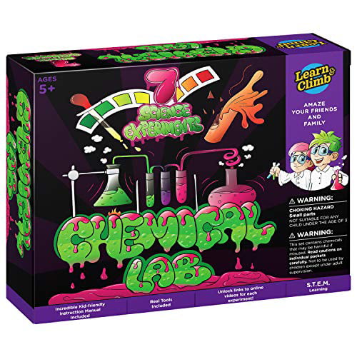 Set Includes Over 65 Science Experiments Learn  Climb Science Kit for Kids 