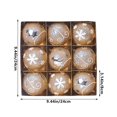 thumbnail image 5 of JLFNYA Mini Christmas Ornaments Clearance,Christmas Balls Ornament,Christmas Tree Printed Gift Balls Exquisite Creatives Design Christmas Balls Christmas Venue Decoration Christmas Balls, 5 of 5