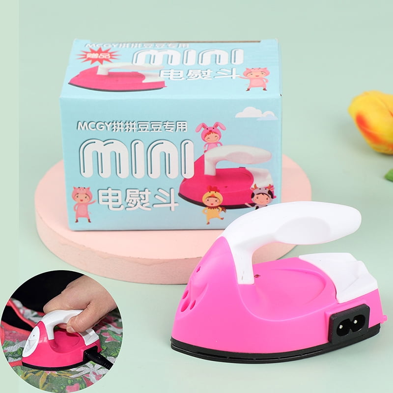 Mini Electric Iron Small Portable Travel Crafting Craft Clothes Sewing Supplies 