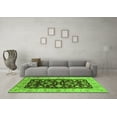 thumbnail image 3 of Ahgly Company Indoor Round Oriental Green Traditional Area Rugs, 5' Round, 3 of 4
