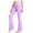 Purple B, variant on Girls Leggings Size 10-12 High Waisted Flare Pants Casual Althetic Yoga Trousers with Pockets Teen Clothes