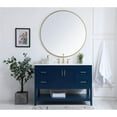 thumbnail image 6 of 48 inch Single Bathroom Vanity in Blue, 6 of 8