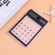 thumbnail image 2 of EeaseMX Calculadora solar con pantalla táctil transparente y diseño LCD, ideal para la escuela y la oficina (negra), 2 of 7