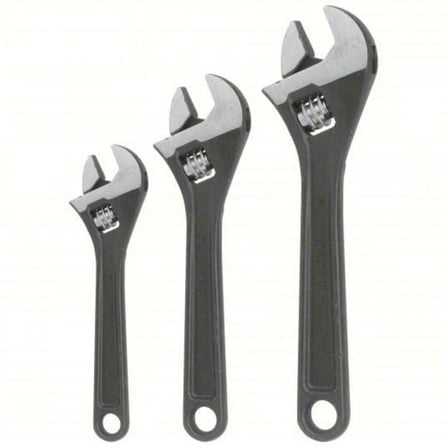 Proto Adjustable Black Oxide Wrench Set 3Pc