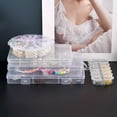 thumbnail image 5 of Transparent Plastic Storage Jewelry Box Compartment Adjustable Container For Beads Earring Box For Jewelry Rectangle Box Case 02, 5 of 6