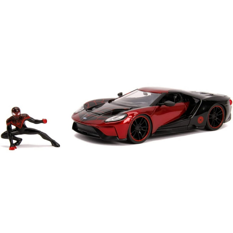 Spider-Man Miles Morales 2017 Ford GT 1:24 Vehicle & Figure