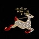 thumbnail image 4 of Bewildely Pin único de árbol de Navidad, Reno, copo de nieve, atuendo festivo, broche de diamantes de imitación de cristal con estilo Kits de decoración para fiestas, 4 of 6