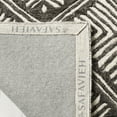 thumbnail image 5 of SAFAVIEH Cambridge Jimney Geometric Wool Area Rug, Ivory/Charcoal, 5' x 8', 5 of 9