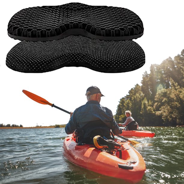 Cojín Inflable Marino Kuymtek Cojín Transpirable y Duradero negro