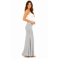 thumbnail image 3 of Women's Trendy Style Solid Maxi Long Skirt High Waist Waistband Relaxed Fit, 3 of 5