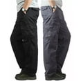 thumbnail image 2 of Jogger Cargo Gabardina Para Hombre Pantalón Casual, 2 of 7