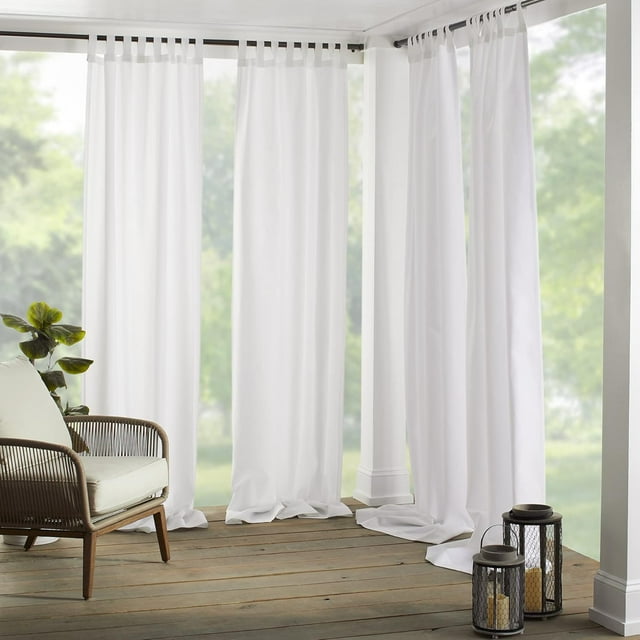 Modes pour la Maison Intérieur/extérieur Uni à Pattes Simple Panneau Rideau de Fenêtre Drapé; x;