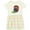 Natural with Stripes, variant on Inktastic Wooly Bear Caterpillar Cute Baby Insect Girls Toddler Dress
