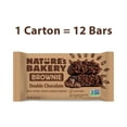 thumbnail image 2 of Nature’s Bakery Whole Wheat Fig Bars, Double Chocolate Brownie, Real Fruit, Vegan, Non-GMO, Snack bar, 1 box with 12 twin packs (12 twin packs), 2 of 6