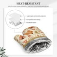 thumbnail image 5 of XMXT Silicone Oven Mitts, Cartoon Dreamcatcher Fox Thickened Non-Slip Baking Gloves for Kitchen Cooking Grill, 2 Pcs, 5 of 9