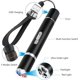 thumbnail image 4 of Puntero para gatos, juguete interactivo LED para gatos, función 7 en 1 (linterna + 5 patrones ajustables + luz UV), juguete luminoso LED rojo recargable por USB para herramienta de entrenamiento par, 4 of 5