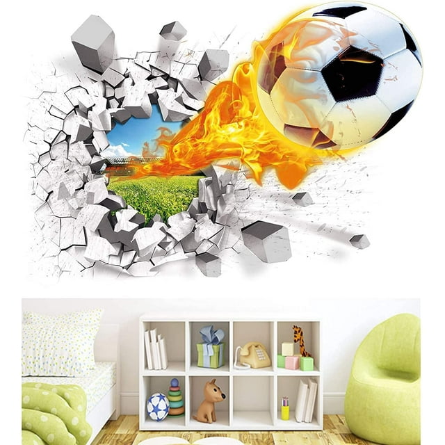 Pegatinas de pared de vinilo 3D autoadhesivas extraíbles para decorar recuerdos de niños