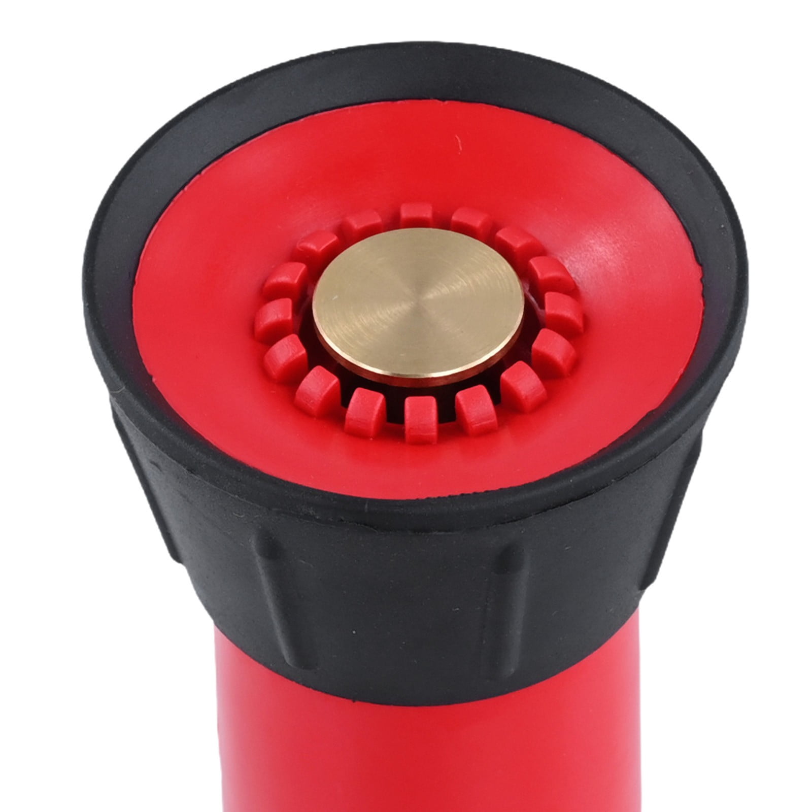 2 Pcs Fire Hose Nozzle 1 inch Heavy Duty Thermoplastic High Pressure Spray Nozzle for Fire Protection Landscaping Watering Flowers Vegetables Irrigation Sprinkler System Red
