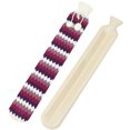 thumbnail image 1 of Bolsa de agua caliente Calentador de manos largo de goma con funda extraíble Bolsa de agua caliente para estudiantes, rombo morado Sweethay HA002623-04, 1 of 6