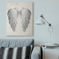 thumbnail image 2 of Stupell Home Décor Heavenly Wings Silver Parchment Design Canvas Wall Art by Main Line Studio, 2 of 6