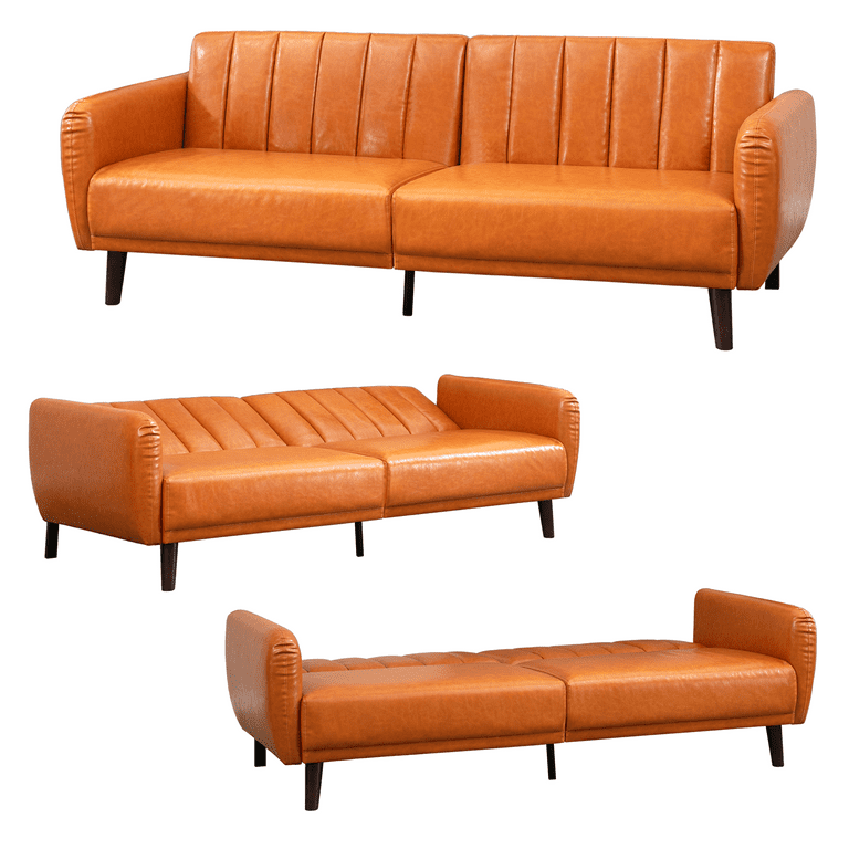 Cognac Leather Sofa Bed Matttroy
