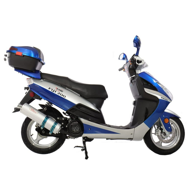 X-Pro Fiji 200cc Gas Moped Scooter, CVT Transmission, 13