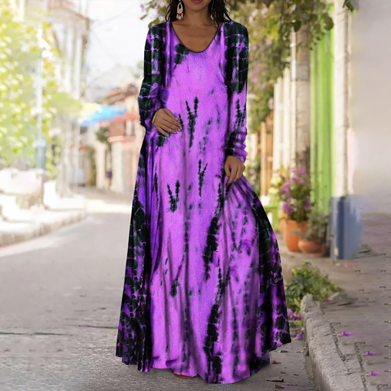 Dresses for Women 2023 HIMIWAY Chiffon Dress Chiffon Stitching Lace