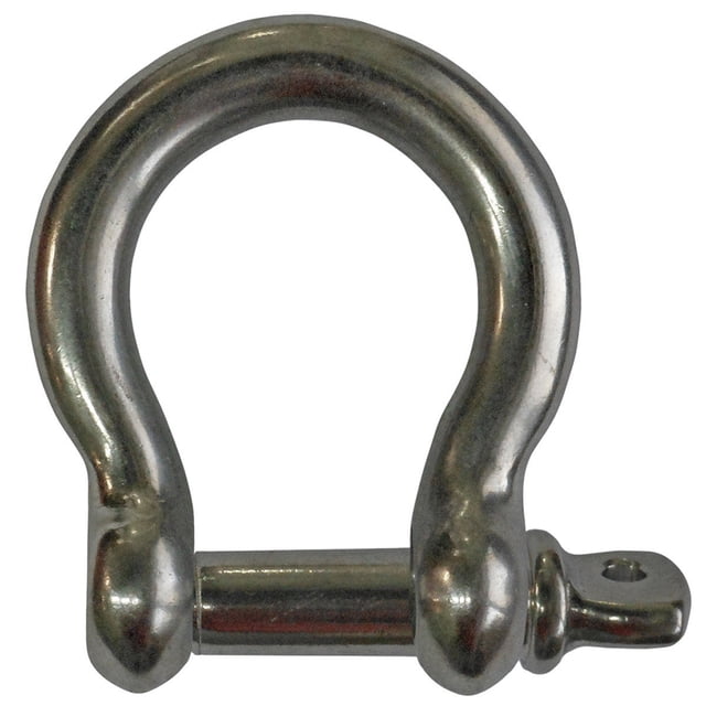 Acero Inoxidable Tornillo Pin Cadena D-Ring U Loop Bow Shackle Hardware Aparejo Para B Camping Senderismo, Paracord Conector Herramienta Baoblaze Hebilla