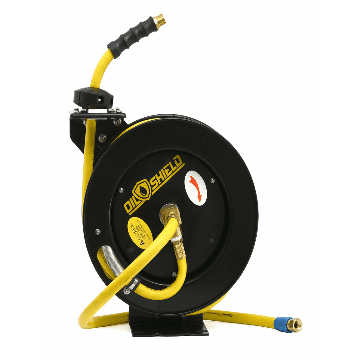 Blubird OSR1250 20 ga. 12-point Retractable Hose Reel - 1/2"x50' Air Hose