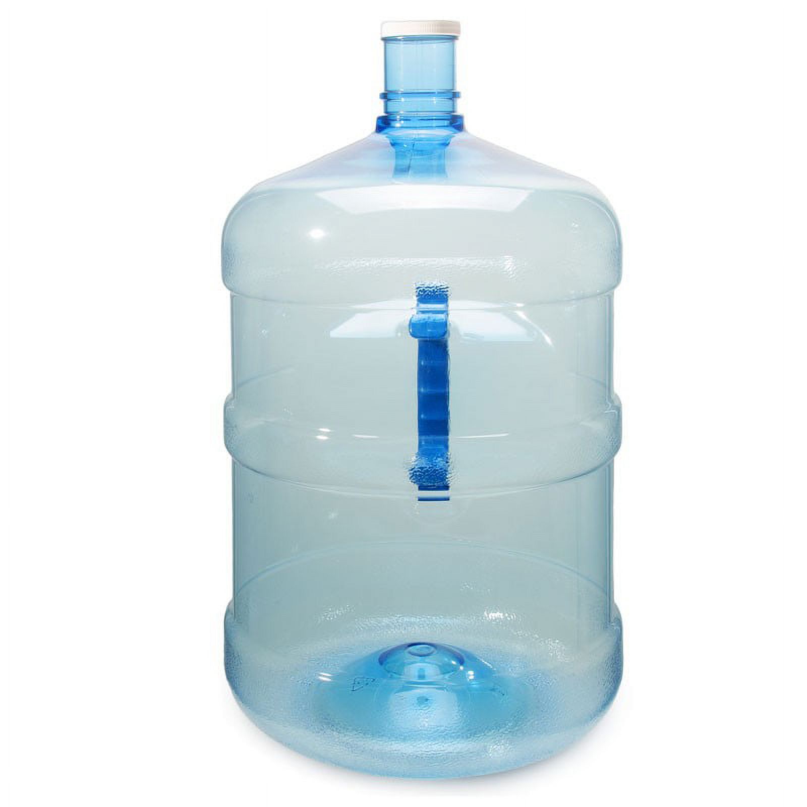 5 Gallon BPA FREE PET Plastic Reusable Water Bottle Container Jug (Made in USA)