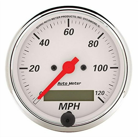AutoMeter 1388 Arctic White Air-Core Speedometer Gauge