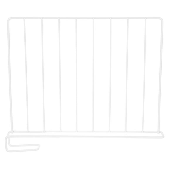 WHAMVOX  Partition Plate Shelf Dividers for Closet Organization White
