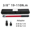 thumbnail image 2 of Torque Wrench 1/2 3/8 1/4-inch Drive Click Torque Wrench  2-210N.   m
Precise Reversible Ratchet Torques Key Professional Bicycle Motorcycle Car Automotive Tool, 2 of 6