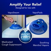 Vicks Warm Steam Vaporizer Humidifier with Night Light, 1.5 gal, 600 Sq. ft, White, V150SGNLUPCV2