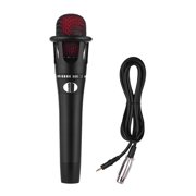 walmeck Handheld Wired Condenser Microphone Mic XLR Cable 3.5mm Plug for KTV Karaoke Singing Network Broadcast Live Streaming