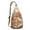 Citrus-9, variant on Vintage Boho Sling Backpack – Retro Tribal Ethnic Crossbody Bag, Artistic Geometric Hiking Shoulder Bag for Women & Men, Rustic Floral Travel Daypack
